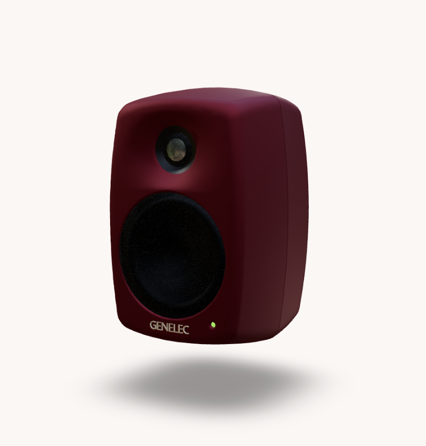 Głośnik ścienny Genelec Smart IP w kolorze bordo wina (RAL 3005)