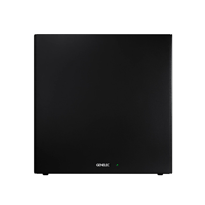 Packshot subwoofera Genelec Smart IP 3440A zasilanego przez PoE