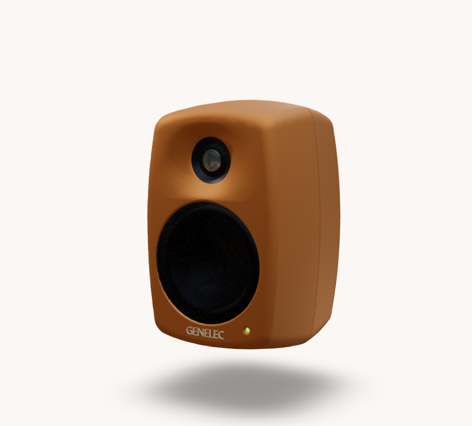 Głośnik ścienny Genelec Smart IP w kolorze brąz ochrowy (RAL 8001)