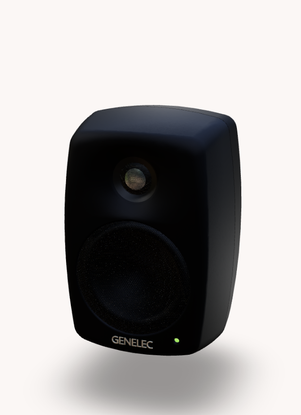 Głośnik ścienny Genelec Smart IP w kolorze głęboka czerń (RAL 9005)